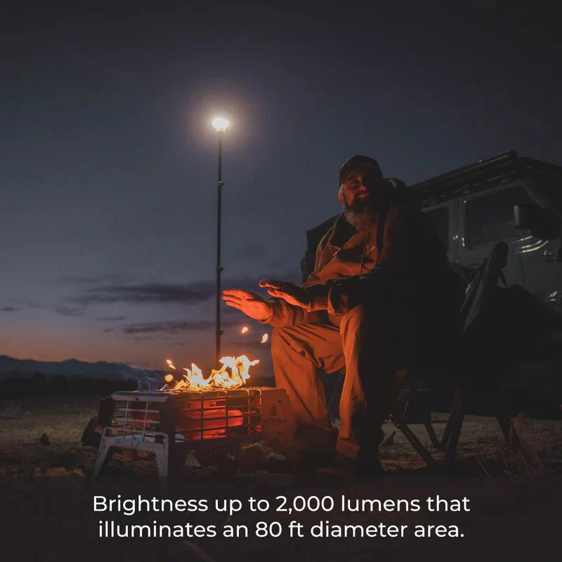DEVOS LightRanger 2000 | 2000 Lumen Rechargeable LED Camping Light Tower - Image 3