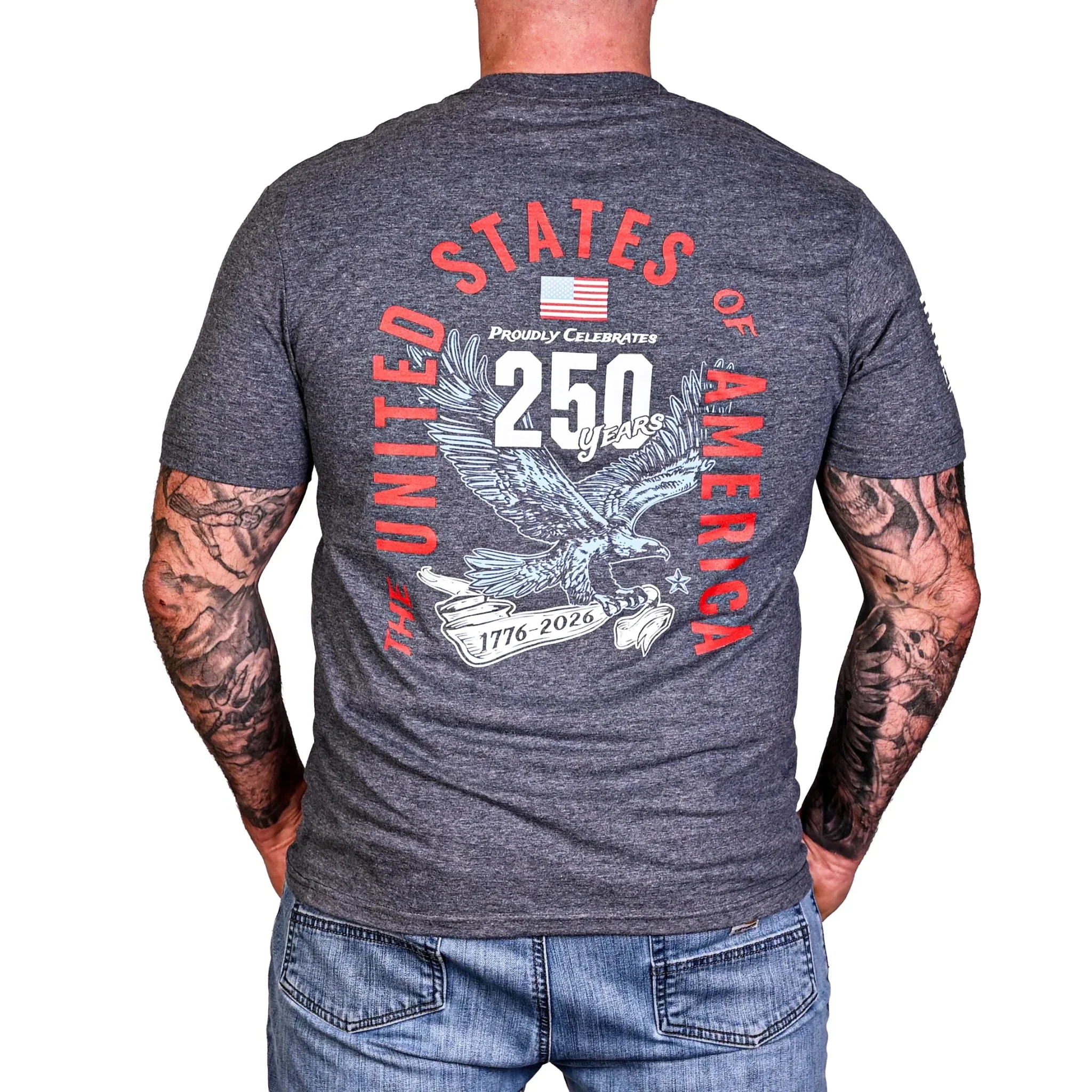 Freedom Fatigues Men's 250th Anniversary Patriotic T-Shirt - Image 3