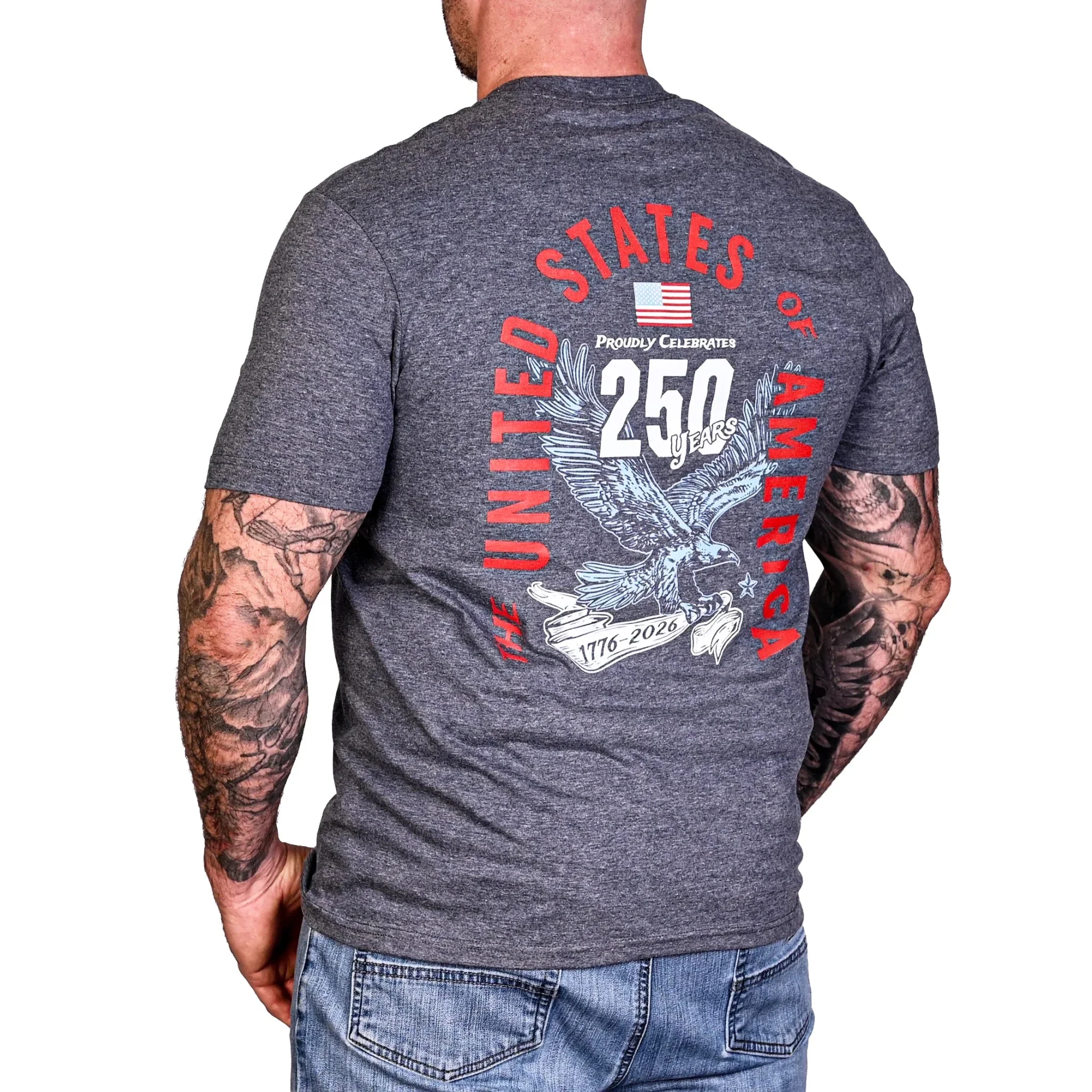 Freedom Fatigues Men's 250th Anniversary Patriotic T-Shirt - Image 4