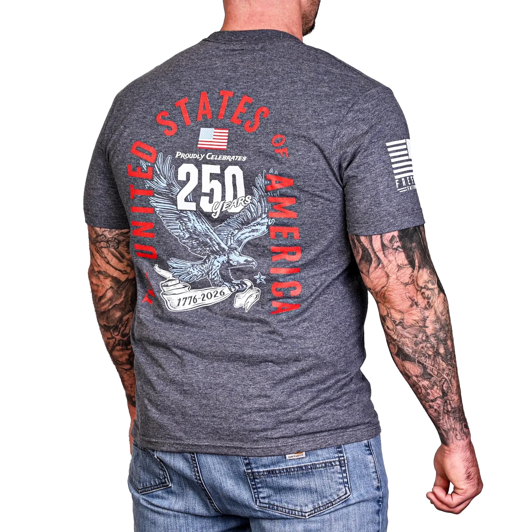 Freedom Fatigues Men's 250th Anniversary Patriotic T-Shirt - Image 5