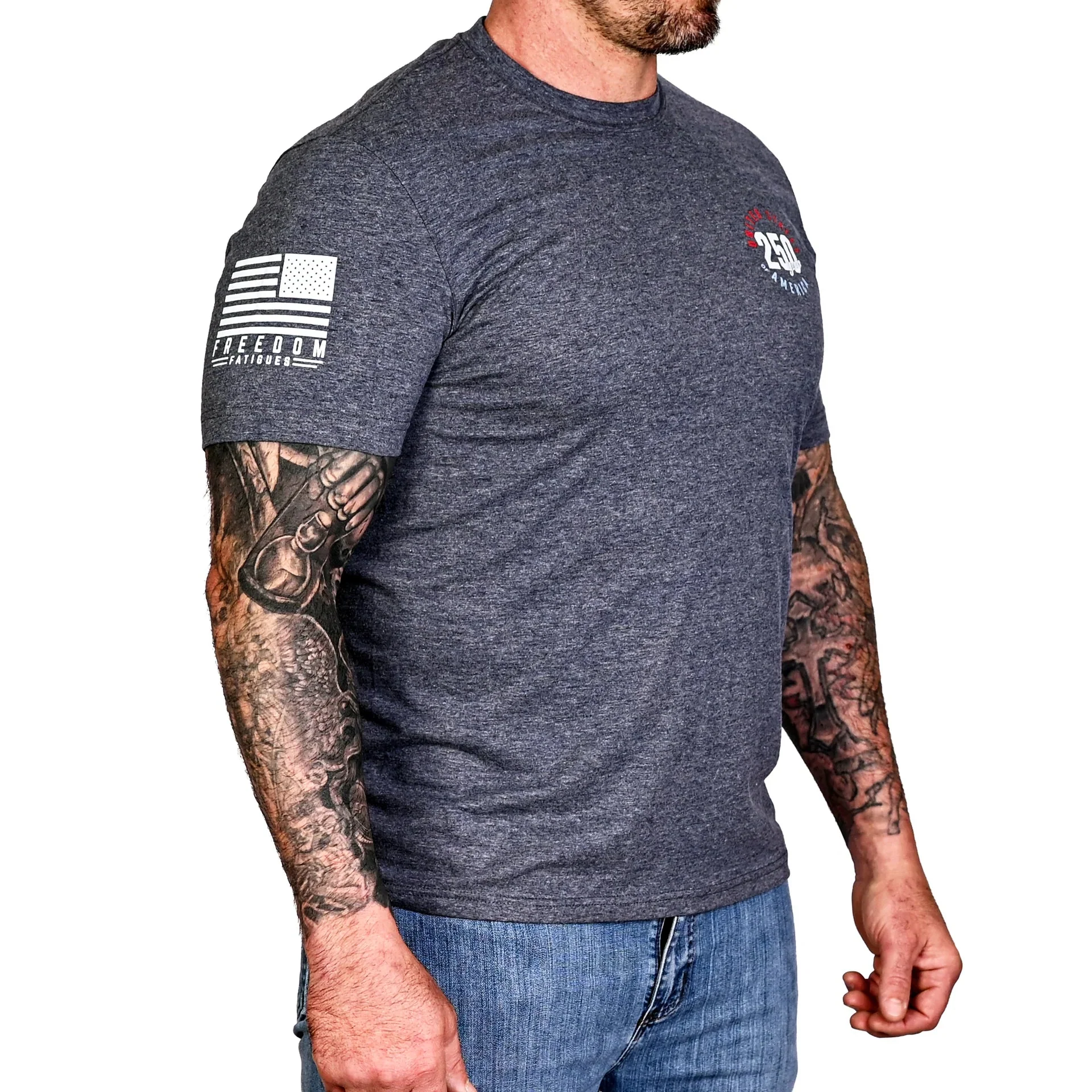 Freedom Fatigues Men's 250th Anniversary Patriotic T-Shirt - Image 6