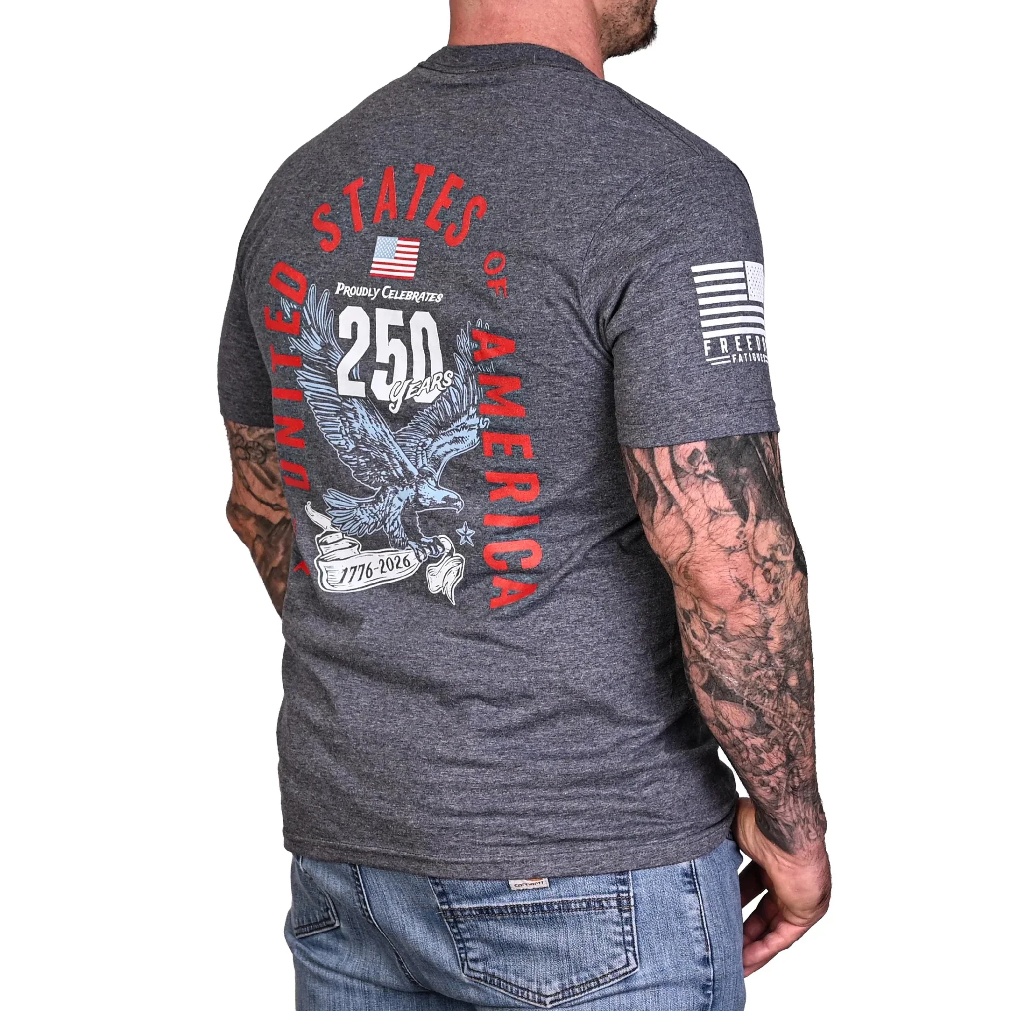 Freedom Fatigues Men's 250th Anniversary Patriotic T-Shirt - Image 9