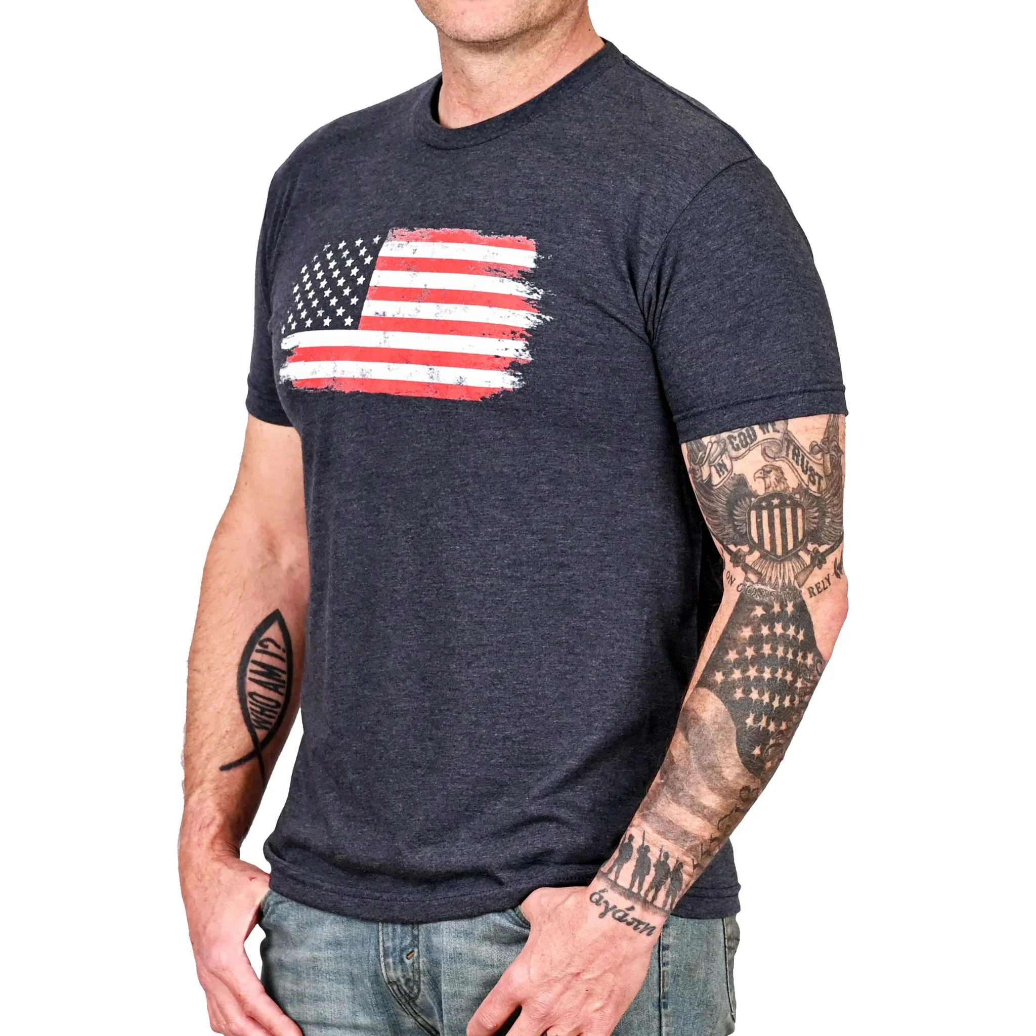 Freedom Fatigues Men's Old Glory Patriotic T-Shirt - Image 3