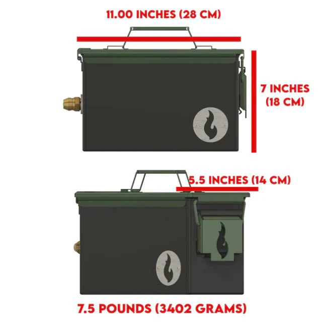 Naked LavaBox | Portable Propane Fire Pit (Fire Pit Only) - Image 5