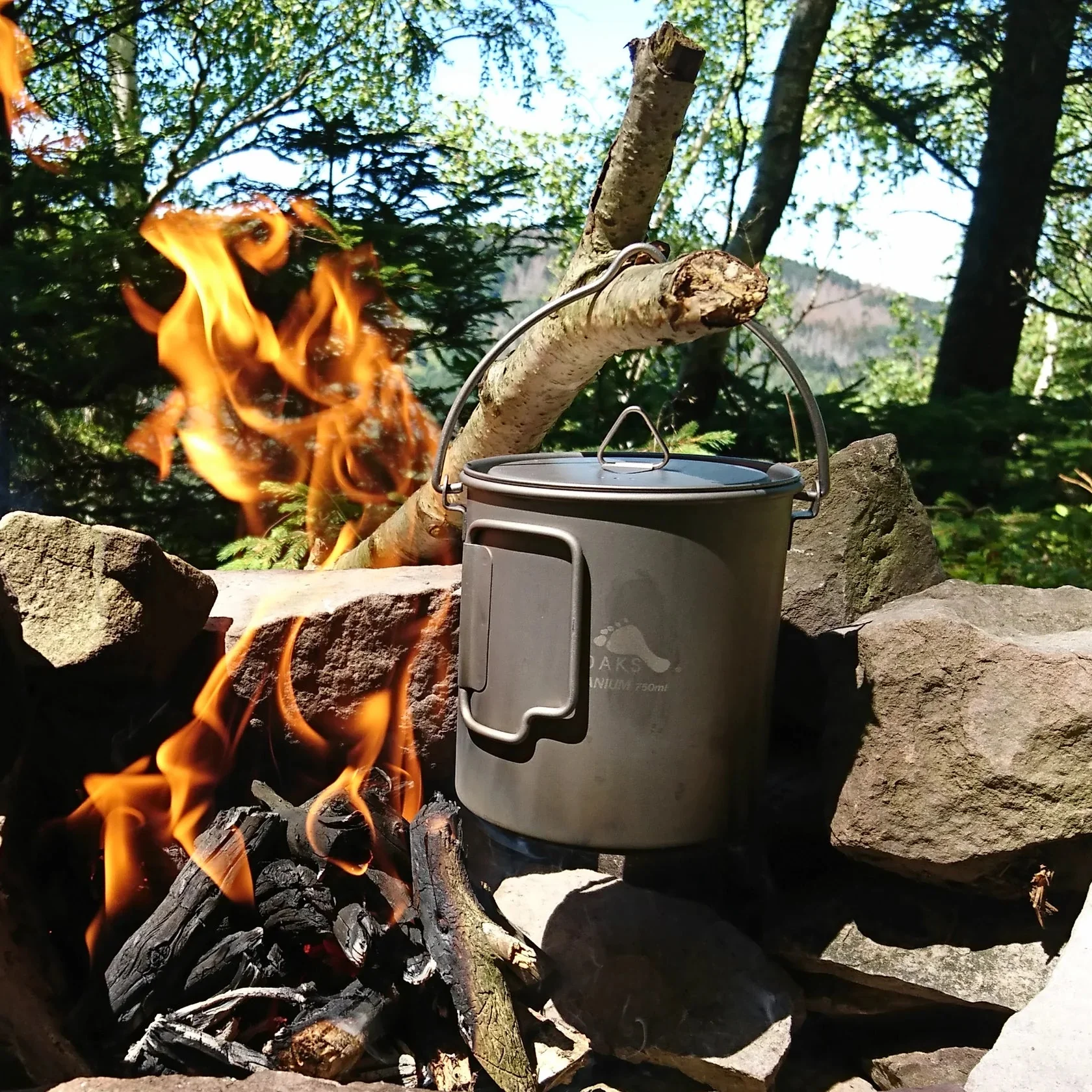 Toaks Titanium 750ml Pot with Bail Handle - Image 6