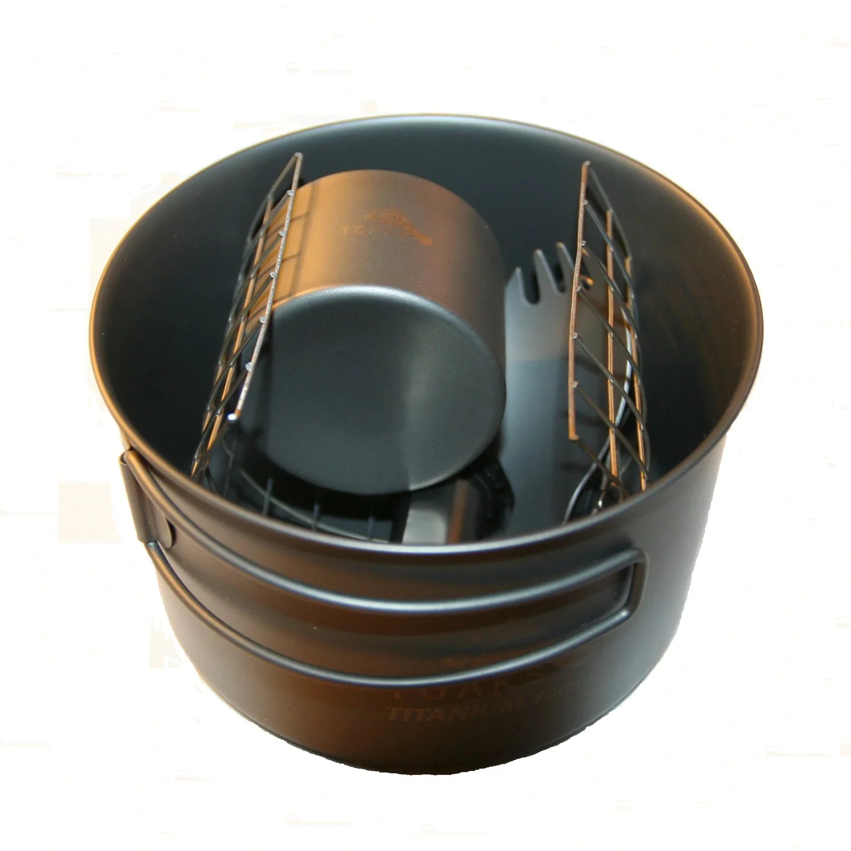 TOAKS Titanium Alcohol Stove Cook System with 700ml Pot - Image 3